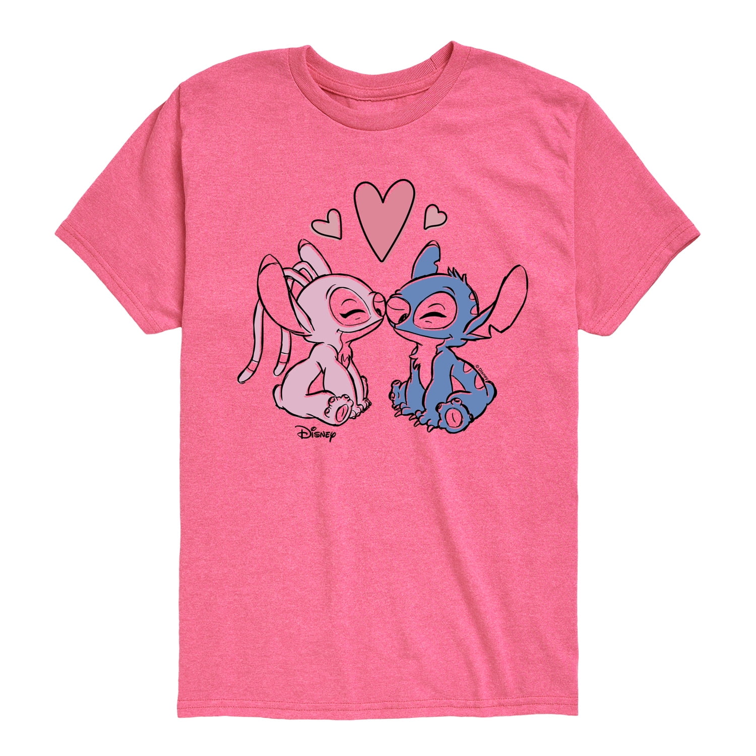 LILO & STITCH - Stitch & Angel - Women T-shirt (XL) : : T- Shirt Cotton Division DISNEY
