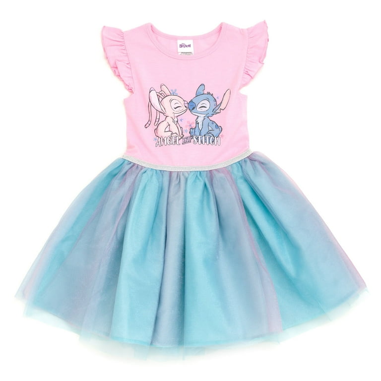 Disney Lilo and Stitch Angel Tulle Dress, Ballerina Ruffles