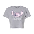 thumbnail image 1 of Disney - Lilo & Stitch - Angel's A Pastel Cutie - Juniors Cropped Cotton Blend T-Shirt, 1 of 5