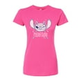 thumbnail image 1 of Disney - Lilo & Stitch - Angel's A Pastel Cutie - Juniors Fitted Graphic T-Shirt, 1 of 5