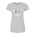 thumbnail image 1 of Disney - Lilo & Stitch - Angel's A Pastel Cutie - Juniors Fitted Graphic T-Shirt, 1 of 5