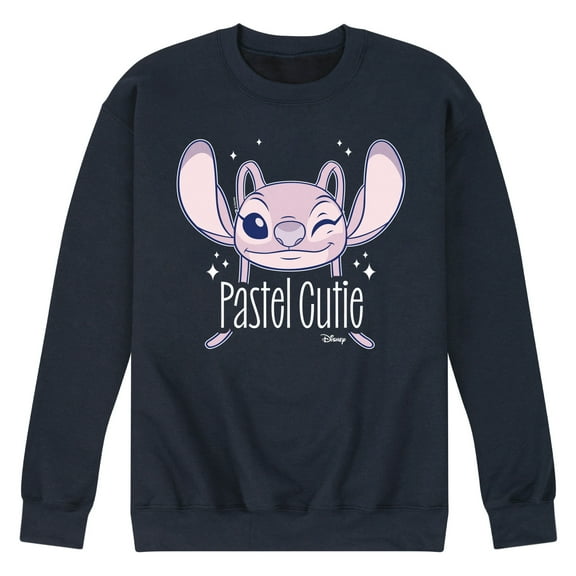Disney - Lilo & Stitch - Angel's A Pastel Cutie - Men's Crew Neck Fleece Pullover