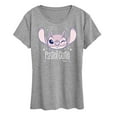 thumbnail image 1 of Disney - Lilo & Stitch - Angel's A Pastel Cutie - Women's Short Sleeve Graphic T-Shirt, 1 of 5