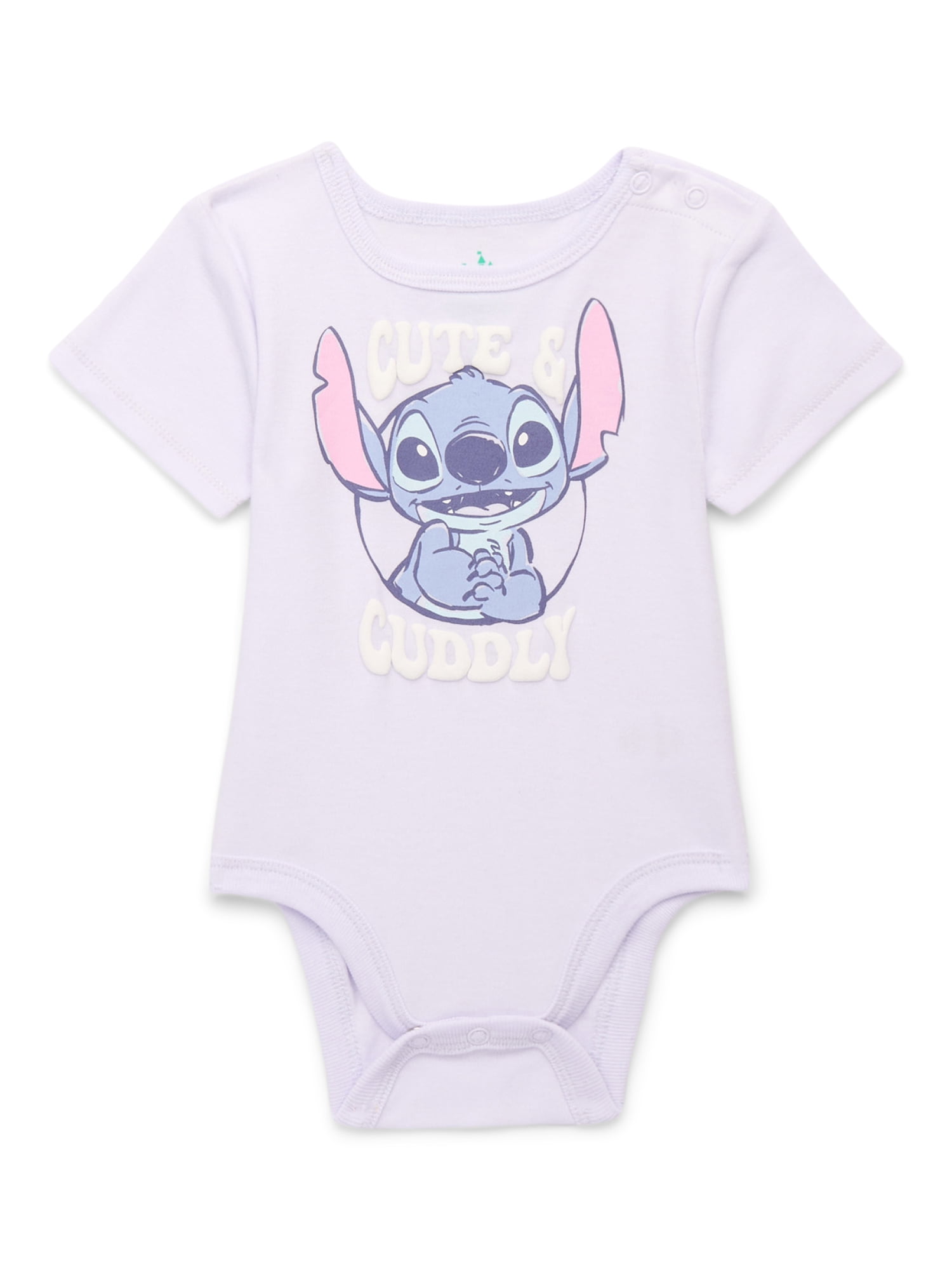 Disney Lilo & Stitch Baby Bodysuits, 2-Pack, Sizes 0/3 Months-24 Months