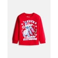 thumbnail image 1 of Disney Lilo & Stitch Baby Toddler Boys Holiday Graphic Tee with Long Sleeves, Sizes 12M-5T, 1 of 3