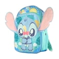 thumbnail image 1 of Disney Lilo & Stitch Backpack 16" 3D Character Applique Book Bag with Removable Scrump Coin Pouch, 1 of 5