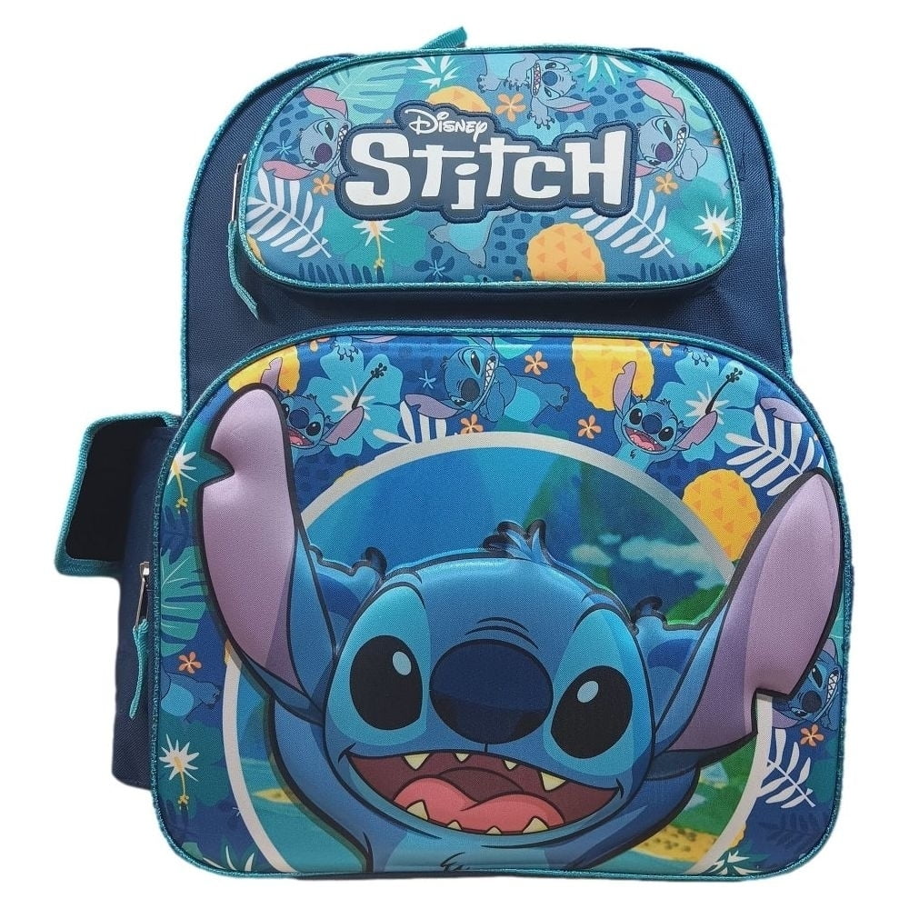 ACCESSORY INNOVATIONS Disney Lilo & Stitch Backpack 16 inch Blue