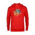 thumbnail image 1 of Disney Lilo & Stitch Beach Vibes Surfing Catching Waves - Pullover Hoodie for Adults - Customized-Red, 1 of 5