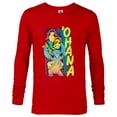 thumbnail image 1 of Disney Lilo & Stitch Beach Vibes with Nani & Scrump ‘Ohana - Long Sleeve T-Shirt for Men - Customized-New Red, 1 of 5