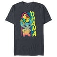 thumbnail image 1 of Disney Lilo & Stitch Beach Vibes with Nani & Scrump ‘Ohana - Short Sleeve Blended T-Shirt for Adults - Customized-Navy Heather, 1 of 5
