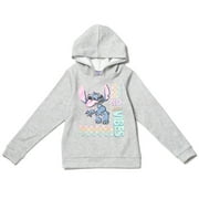Disney Lilo & Stitch Big Girls Fleece Pullover Hoodie Little Kid to Big