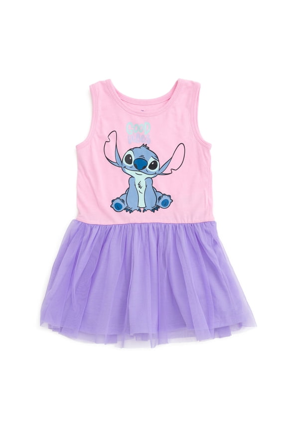Lilo & Stitch Big Girls Tulle Dress Little Kid to Big