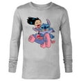 thumbnail image 1 of Disney Lilo & Stitch Bike Adventure - Long Sleeve T-Shirt for Men -Customized-Athletic Heather, 1 of 5