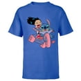 thumbnail image 1 of Disney Lilo & Stitch Bike Adventure - Short Sleeve T-Shirt for Kids -Customized-Royal, 1 of 5