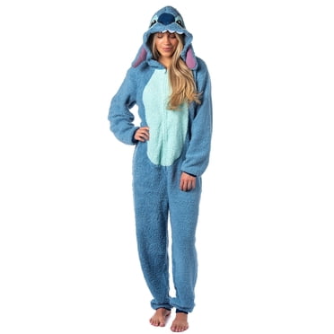Animal Adulte Bleu Rose Stich Onesies Pyjama Anime Dessin Animé Cosplay Costumes Sleepwear Tenue