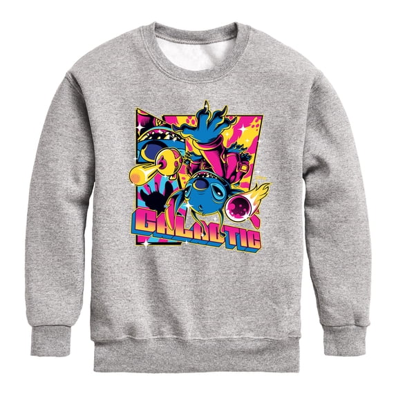 Disney - Lilo & Stitch Boys' Graphic Long Sleeve Fleece Sweatshirt