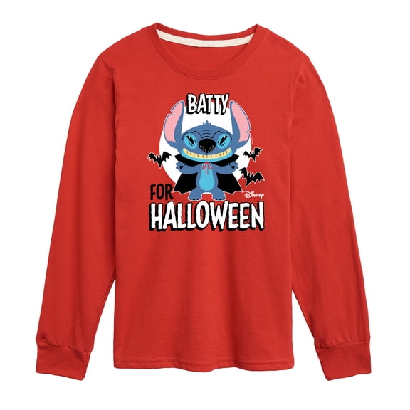 Disney - Lilo & Stitch Boys' Long Sleeve Graphic T-Shirt