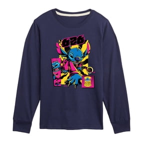 Disney - Lilo & Stitch Boys' Long Sleeve Graphic T-Shirt - Walmart.com