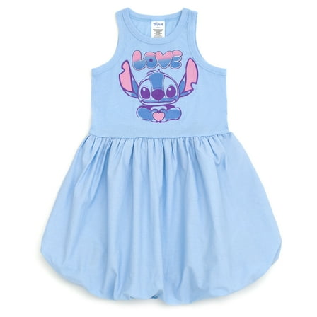 Disney Lilo & Stitch Bubble Ribbed Dress Toddler to Big Kid