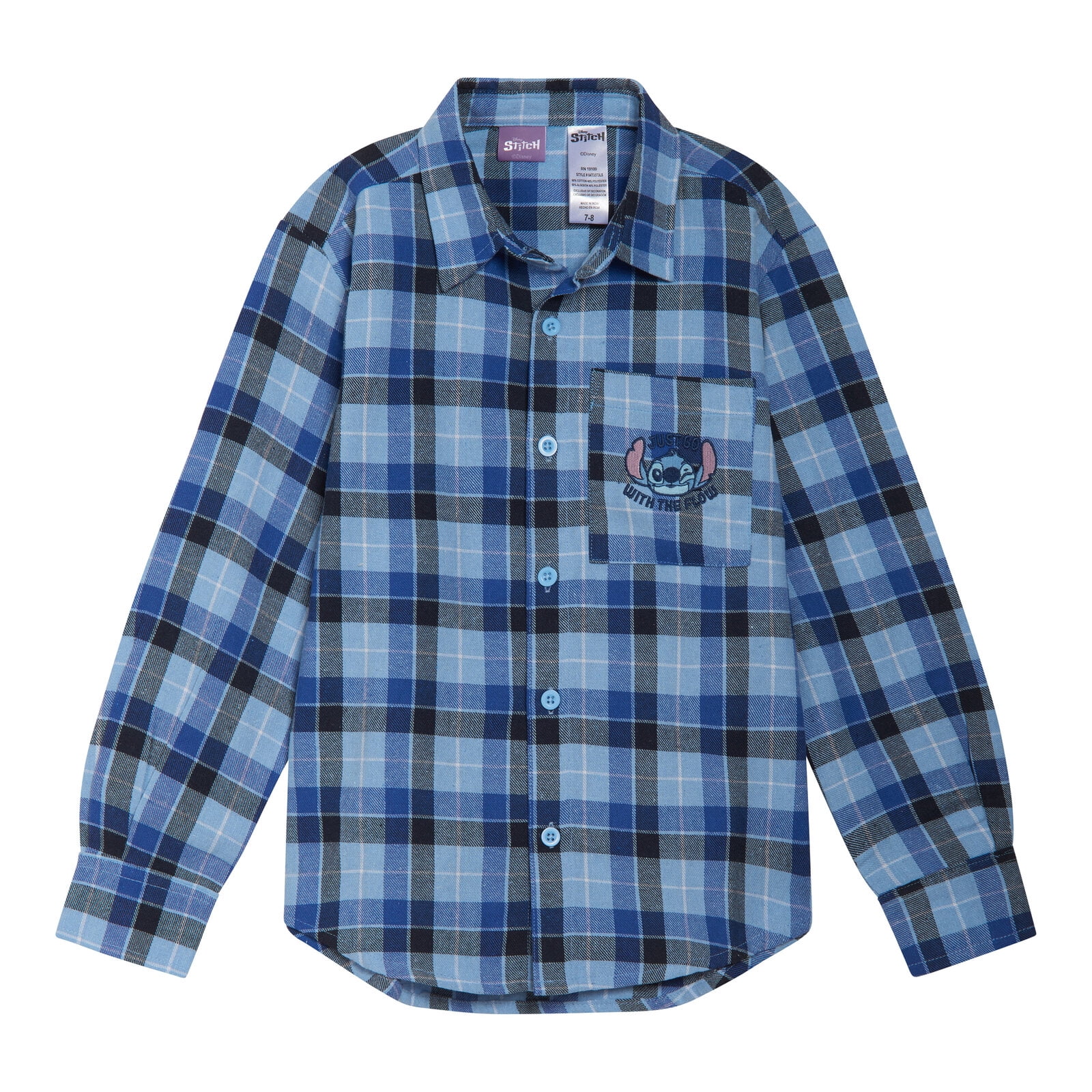 CONTRASTED STITCH BUTTON DOWN SHIRT