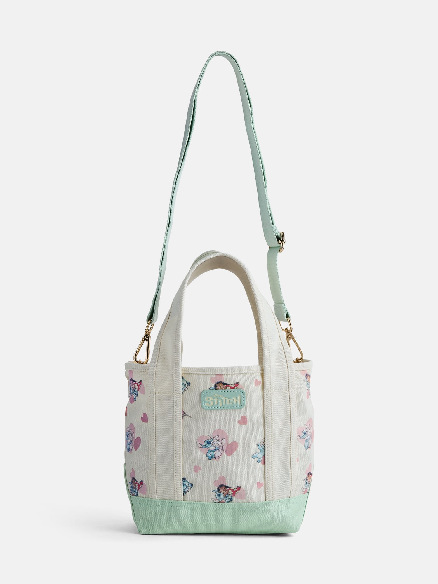 Disney Lilo and Stitch Women's Canvas Tote Bag, Blue