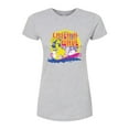 thumbnail image 1 of Disney - Lilo & Stitch - Catch A Wave - Juniors Fitted Graphic T-Shirt, 1 of 5