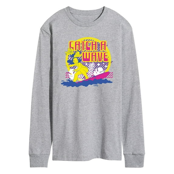 Disney - Lilo & Stitch - Catch A Wave - Men's Long Sleeve T-Shirt