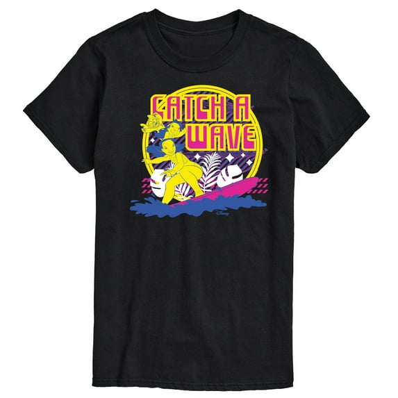 Disney - Lilo & Stitch - Catch A Wave - Men's Short Sleeve Graphic T-Shirt