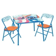 Disney Lilo & Stitch Child 3-Piece Table and Chairs Set, Blue