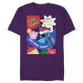 thumbnail image 1 of Disney Lilo & Stitch Christmas Holiday Stitch One More Sleep - Short Sleeve Blended T-Shirt for Adults - Customized-Purple, 1 of 5