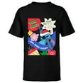 thumbnail image 1 of Disney Lilo & Stitch Christmas Holiday Stitch One More Sleep - Short Sleeve T-Shirt for Kids - Customized-Black, 1 of 5