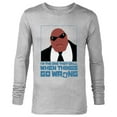 thumbnail image 1 of Disney Lilo & Stitch Cobra Bubbles Call When Things Go Wrong - Long Sleeve T-Shirt for Men - Customized-Athletic Heather, 1 of 5
