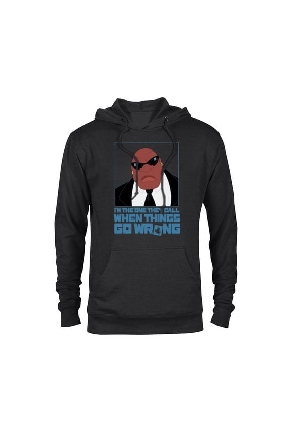 Lilo & Stitch Cobra Bubbles Call When Things Go Wrong - Pullover Hoodie for Adults - Customized-Black