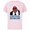 thumbnail image 1 of Disney Lilo & Stitch Cobra Bubbles Call When Things Go Wrong - Short Sleeve Cotton T-Shirt for Adults - Customized-Soft Pink, 1 of 5