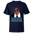 thumbnail image 1 of Disney Lilo & Stitch Cobra Bubbles Call When Things Go Wrong - Short Sleeve T-Shirt for Kids - Customized-Navy, 1 of 5