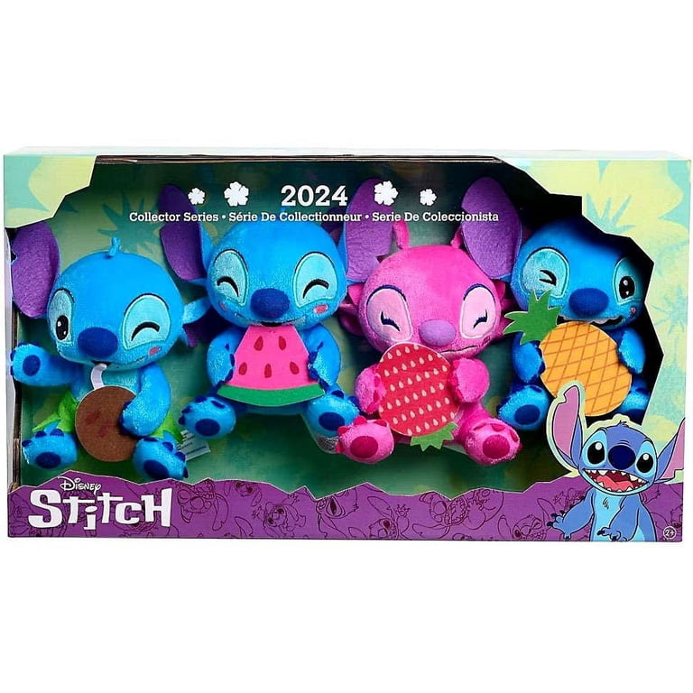 ぬいぐるみ Disney Stitch & Angel Plush Set Disney Lilo & Stitch Collector Series 2024 Plush 4-Pack (Stitch