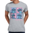 thumbnail image 1 of Disney Lilo & Stitch Comic Panel Expressions Mens T-Shirt (Sport Grey, S-XXXL), 1 of 4