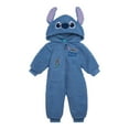 thumbnail image 1 of Disney Lilo & Stitch Cozy Sherpa Zip Up Cosplay Coverall Newborn to Infant, 1 of 5