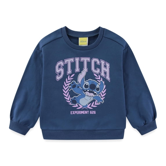Disney Lilo & Stitch Crewneck Pullover Sweatshirt (Girls), Sizes 8-12