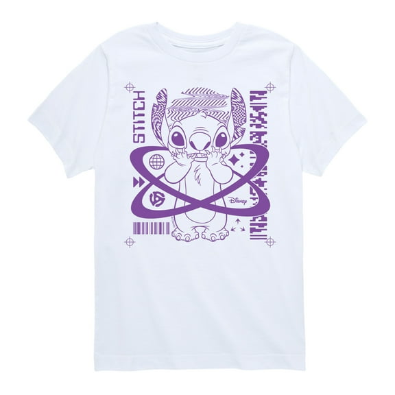 Disney - Lilo & Stitch - Crop Marks Stitch - Toddler & Youth Short Sleeve Graphic T-Shirt