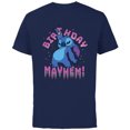 thumbnail image 1 of Disney Lilo & Stitch Disco Dance Birthday Mayhem! - Short Sleeve Cotton T-Shirt for Adults - Customized-Navy, 1 of 5