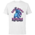 thumbnail image 1 of Disney Lilo & Stitch Disco Dance Birthday Mayhem! - Short Sleeve Cotton T-Shirt for Adults - Customized-White, 1 of 5
