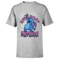 thumbnail image 1 of Disney Lilo & Stitch Disco Dance Birthday Mayhem! - Short Sleeve T-Shirt for Kids - Customized-Athletic Heather, 1 of 5