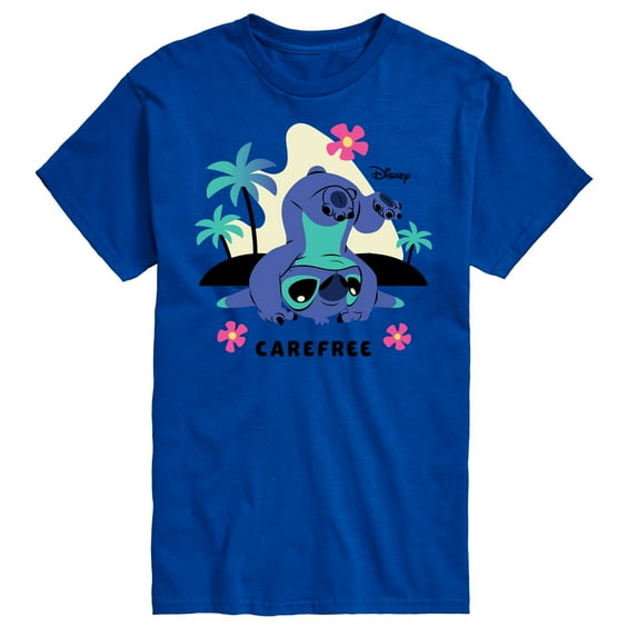 Disney - Lilo & Stitch - Do a Cartwheel Carefree - Men's Short Sleeve Graphic T-Shirt