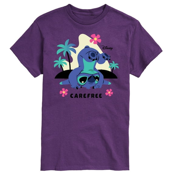 Disney - Lilo & Stitch - Do a Cartwheel Carefree - Men's Short Sleeve Graphic T-Shirt