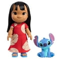 thumbnail image 1 of Disney Lilo & Stitch 14-inch Poseable Lilo Doll with 5-inch Stitch Figure, Collectible Toys, Toy for Fans, Girls, Boys, Kids, Ages 3 and up, 1 of 9