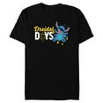 thumbnail image 1 of Disney Lilo & Stitch Dreidel Days - Short Sleeve Blended T-Shirt for Adults - Customized-Black, 1 of 5