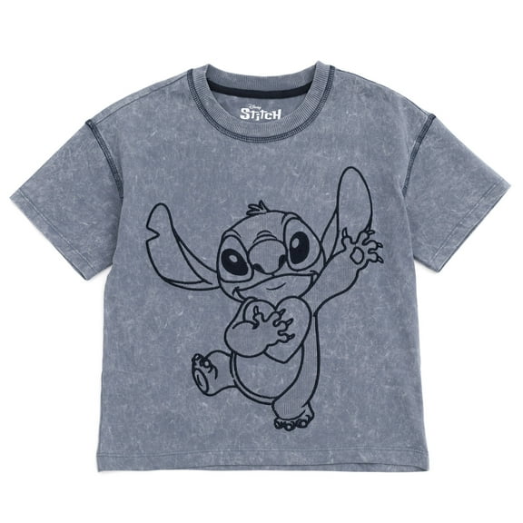 Disney Lilo & Stitch Drop Shoulder T-Shirt Toddler to Big Kid