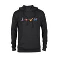 thumbnail image 1 of Disney Lilo & Stitch Emoji Code Formula - Pullover Hoodie for Adults - Customized-Black, 1 of 5