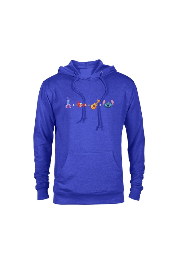 Lilo & Stitch Emoji Code Formula - Pullover Hoodie for Adults - Customized-Navy